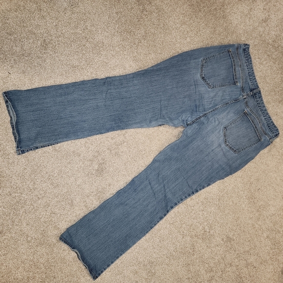 Old Navy Blue Flare Wide Leg Jeans - Picture 3 of 3